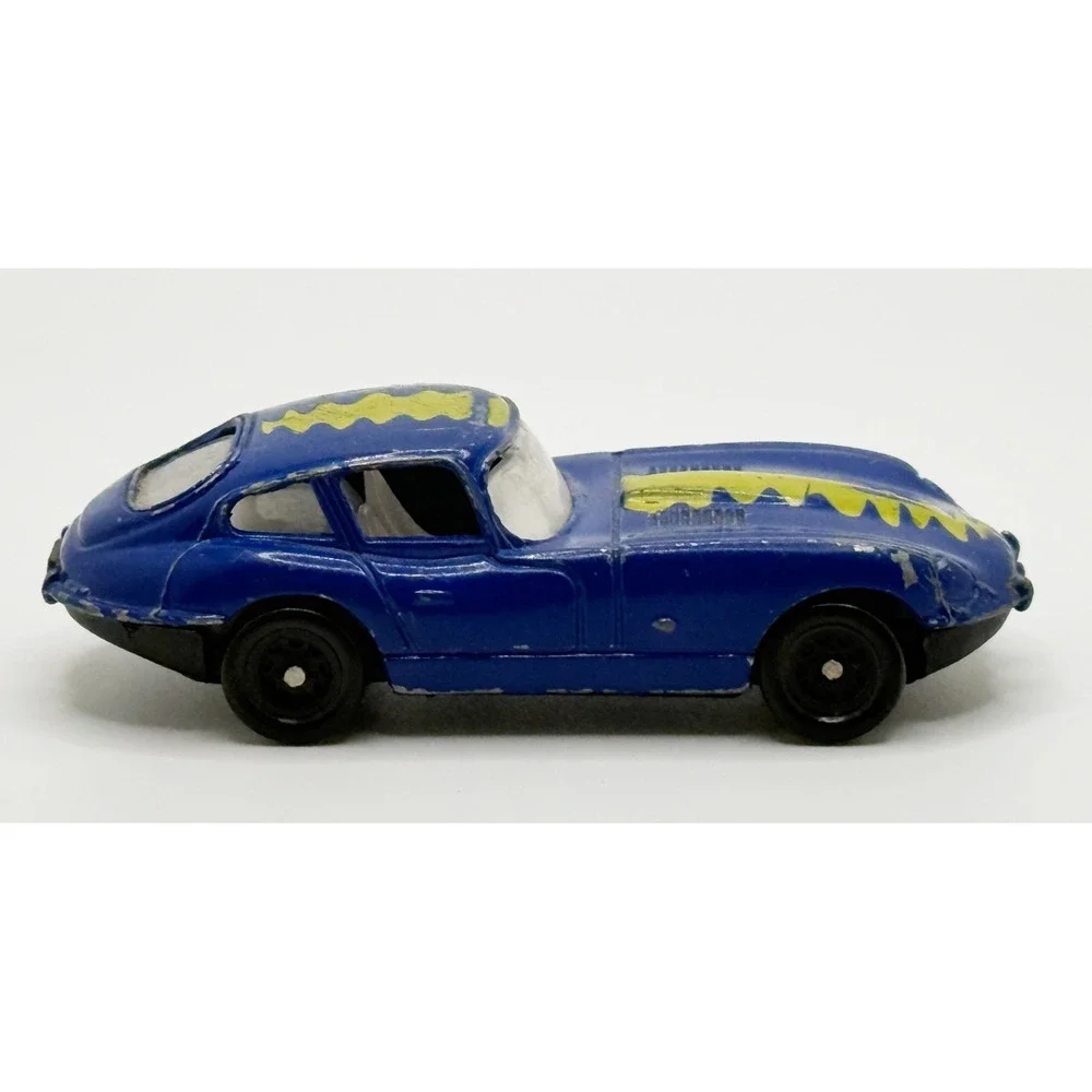 SUBWAY RESTAURANTS‎ Diecast Toy 1960s JAGUAR E-Type Blue Vintage
